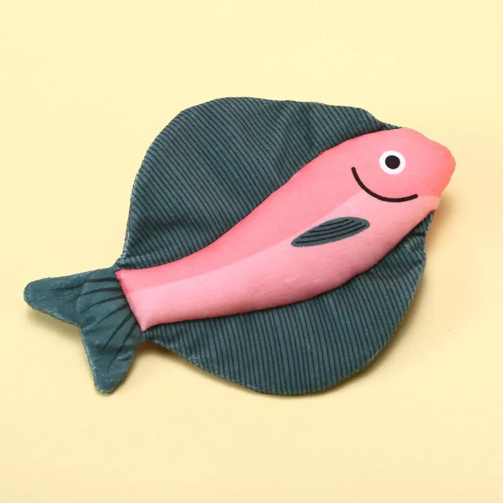 Catnip Infused Fish Cat Toys – Interactive Fun 3pack